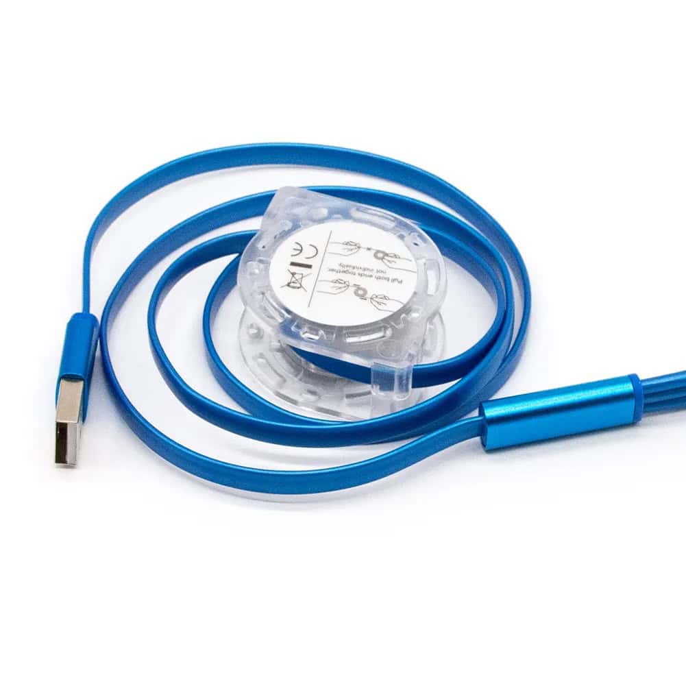3in1usbcable retractable long