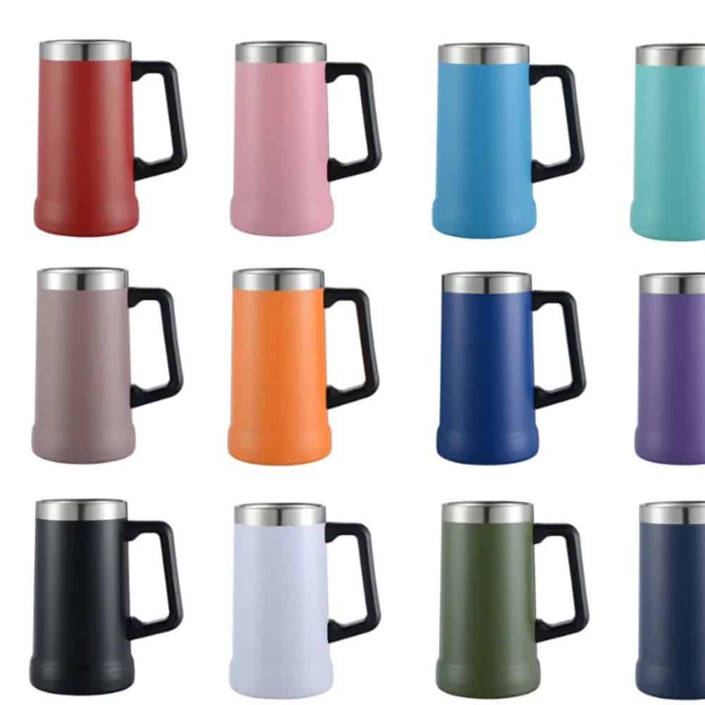 beermug stainlesssteel colors customized