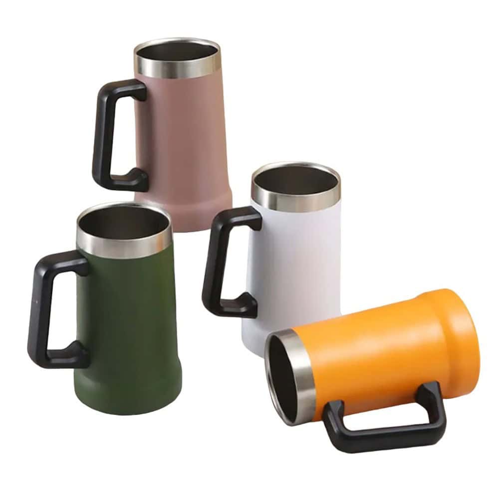 beermug stainlesssteel handle