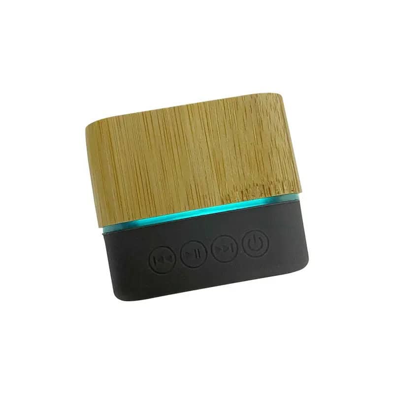 bluetoothspeaker bamboo mini light