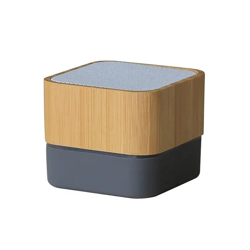bluetoothspeaker bamboo mini side