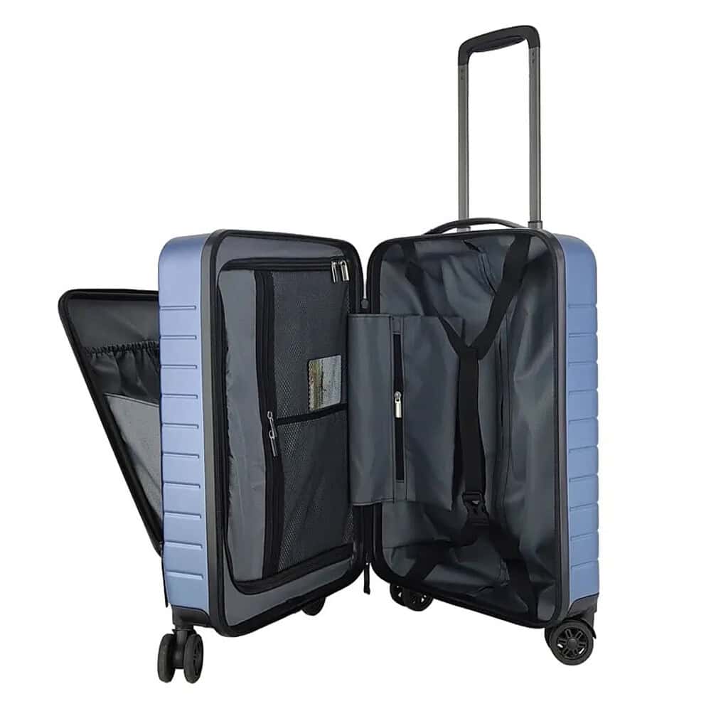 carryonluggage blue lining