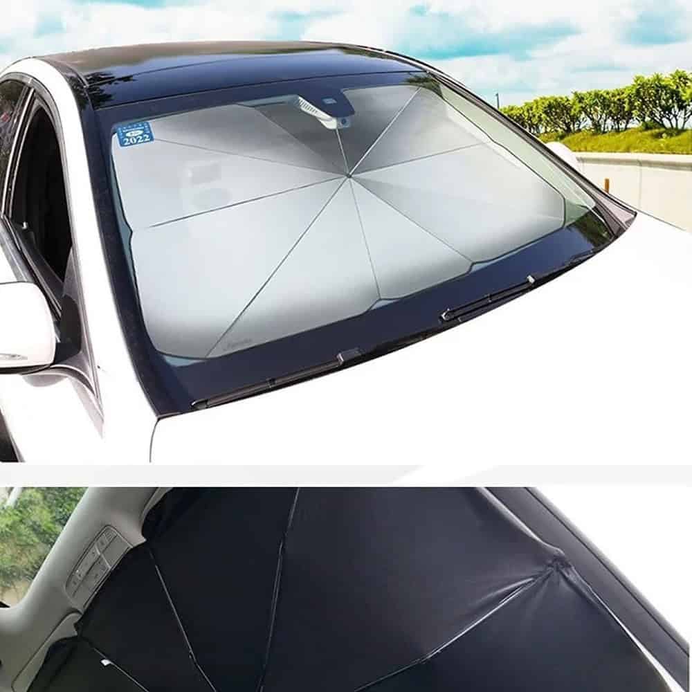 carumbrellasunshade black inside