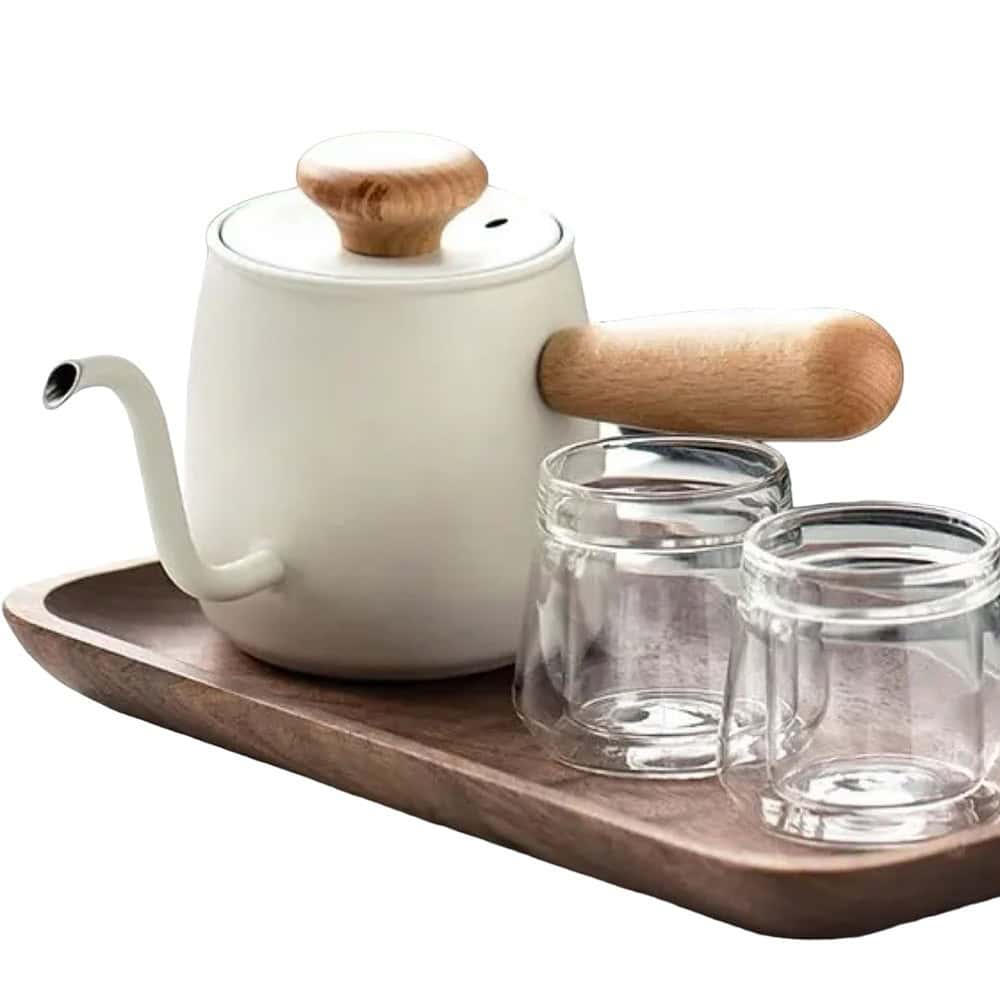 coffeebrewset kettle bamboohandle