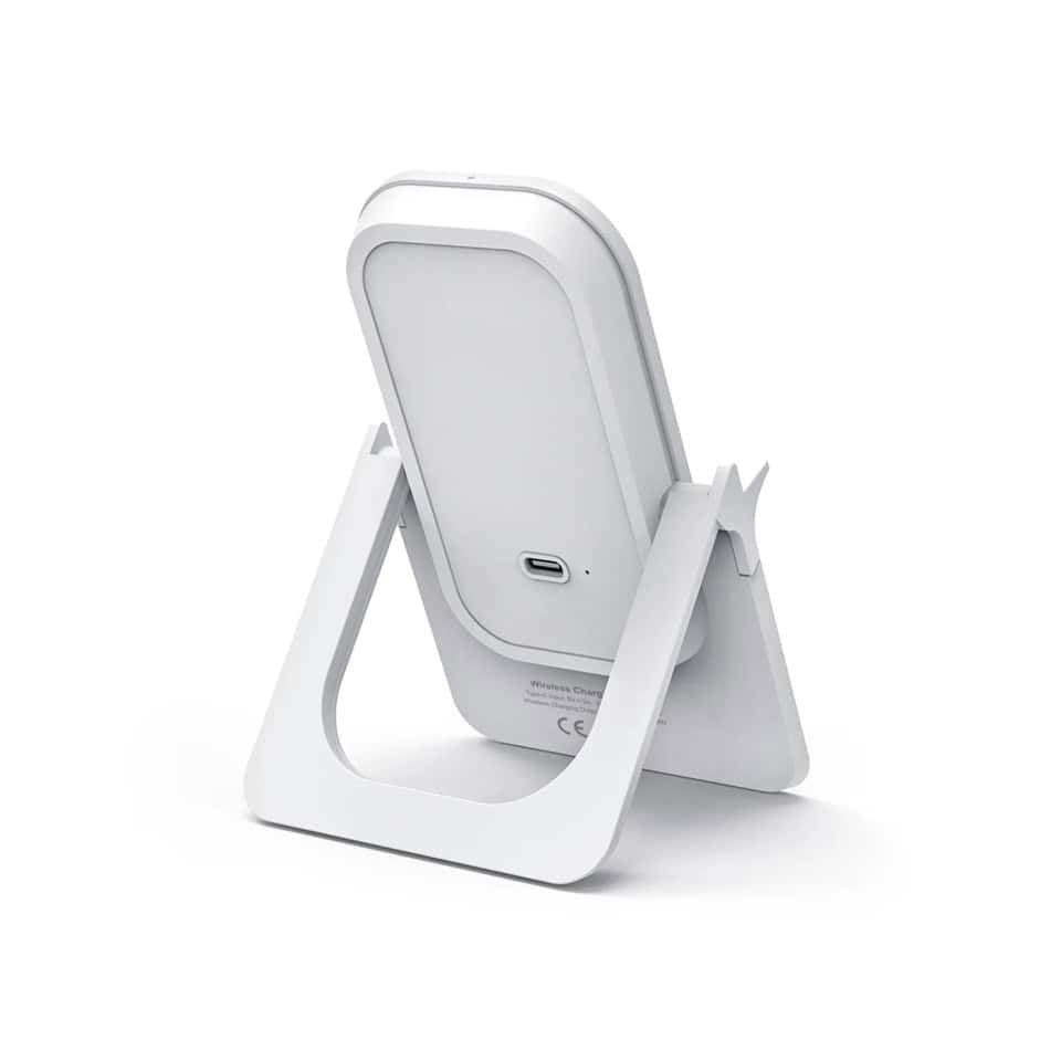 desktopfoldablewirelesscharger white back
