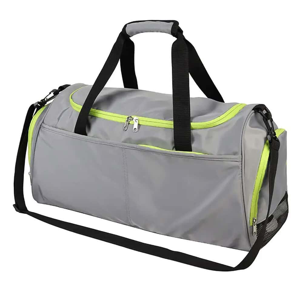 gymduffelbag gray front