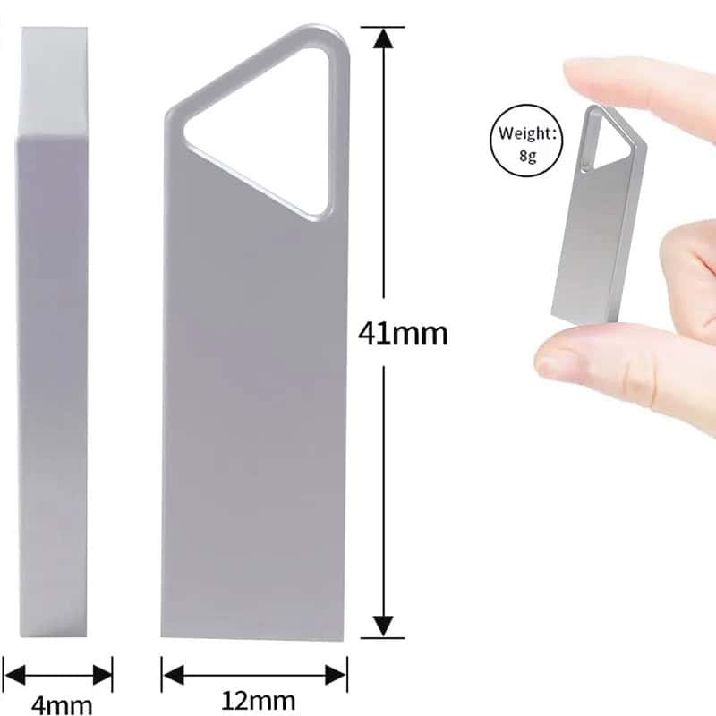 metalusb silver size