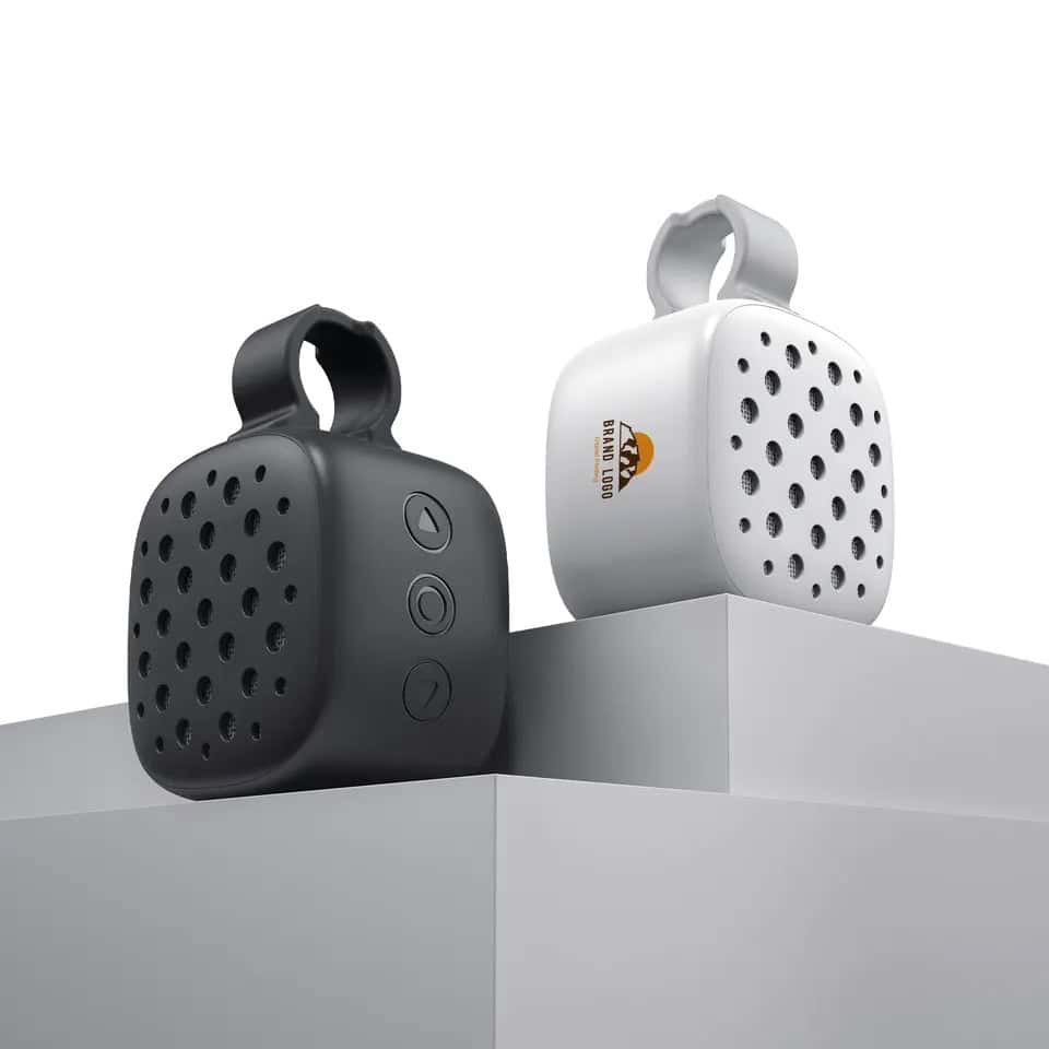 minibluetoothspeaker blackandwhite side
