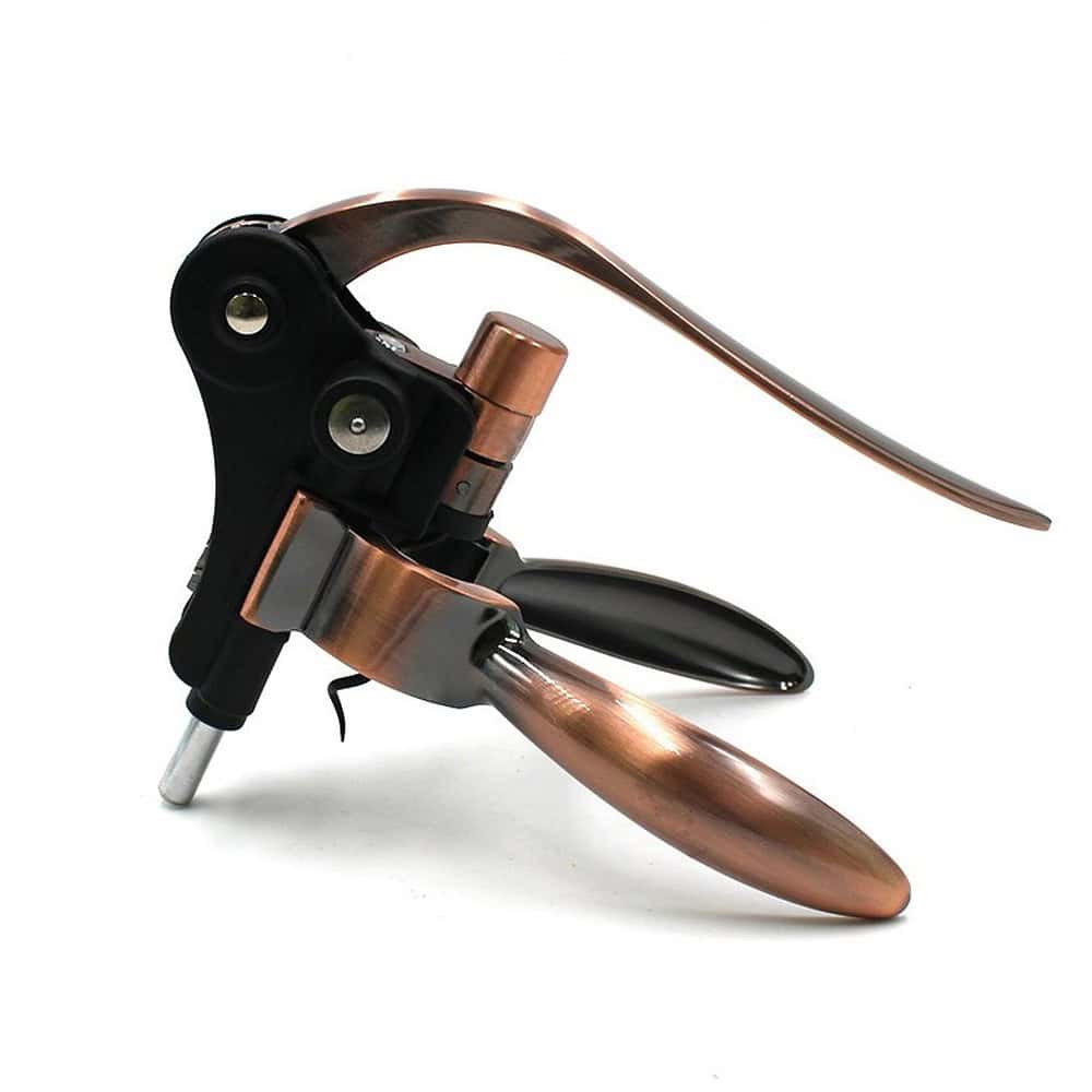 rabbitlevercorkscrew brass front