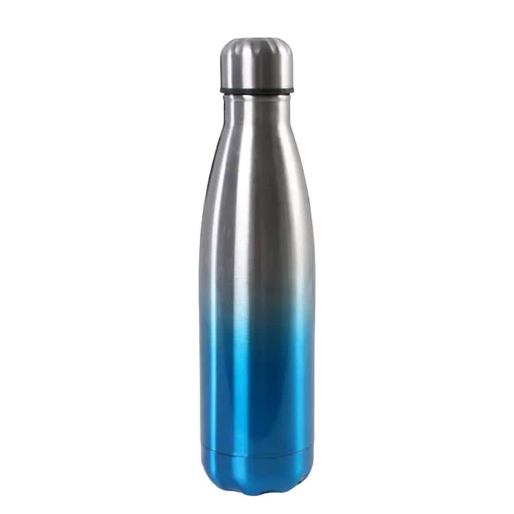 stainlesssteelbottle colashaped chromedcolor
