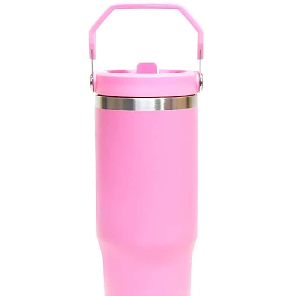 stainlesssteelbottle handle pink