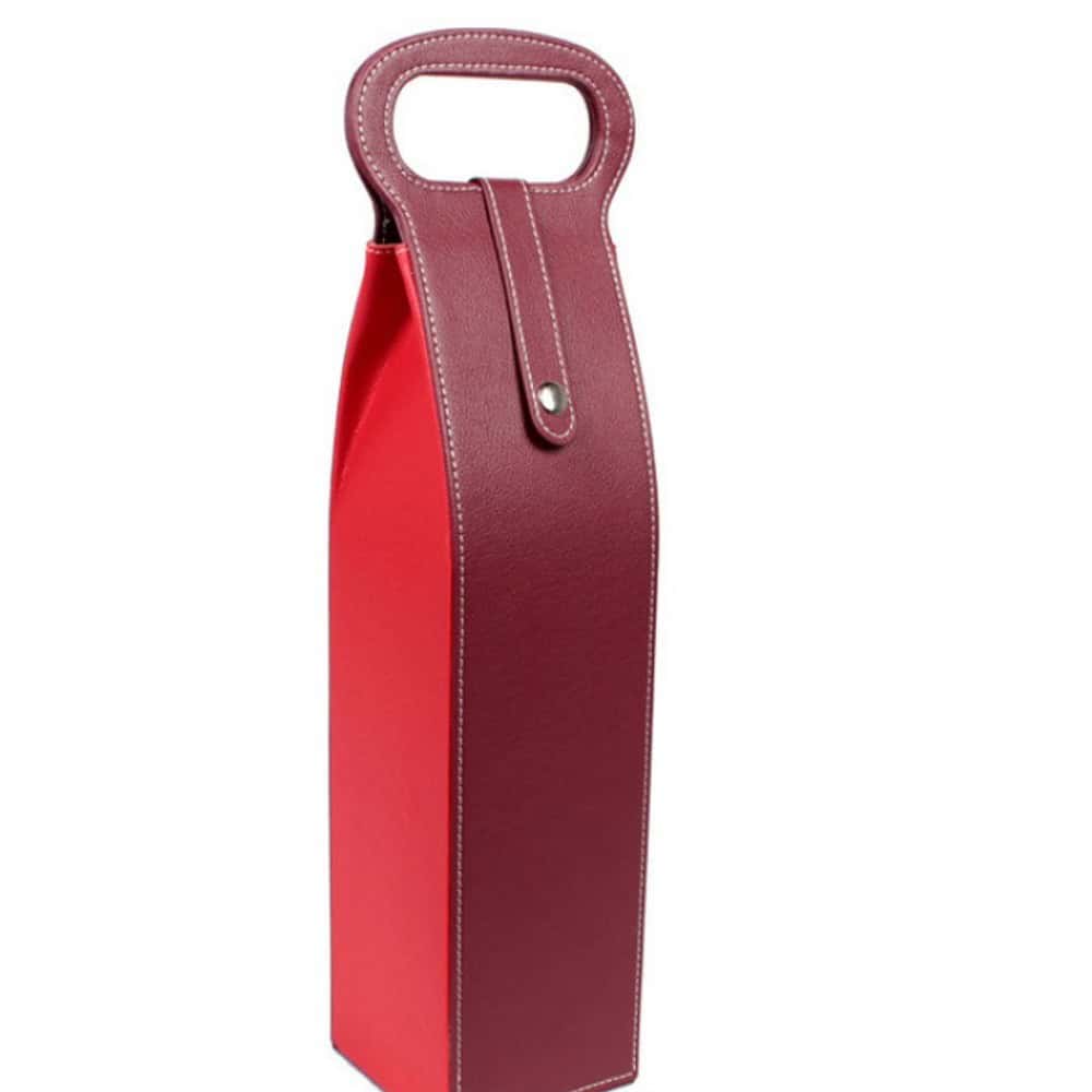 winebag leather 1bottle side
