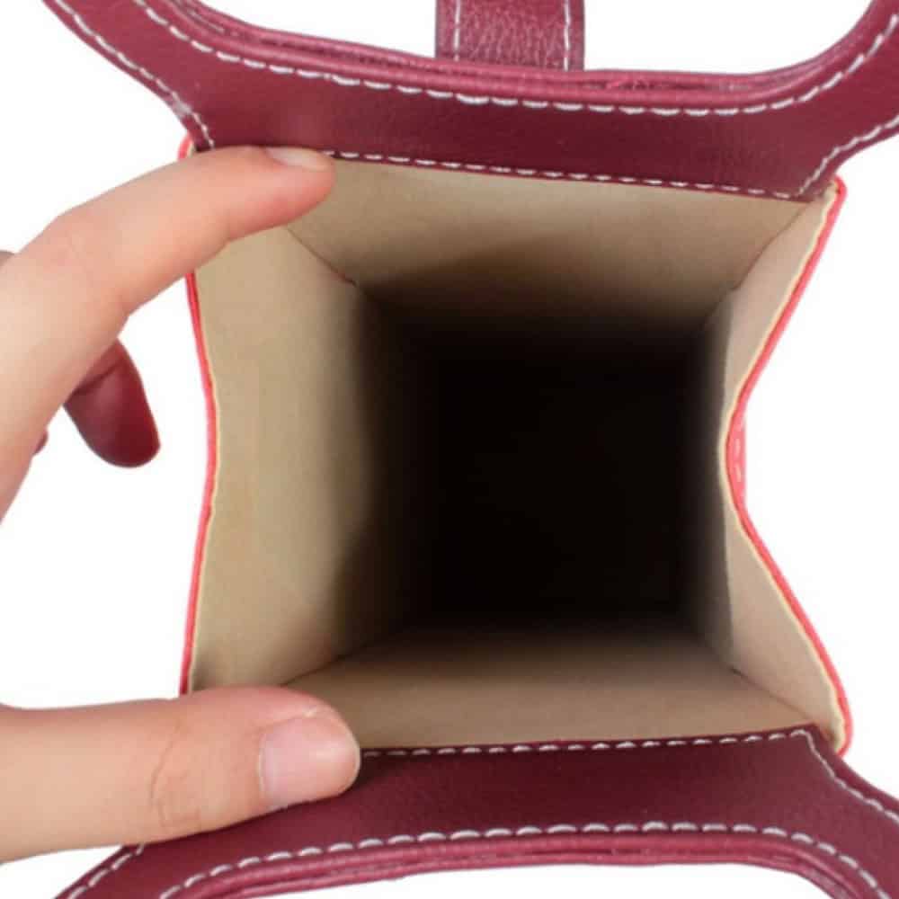 winebag leather top