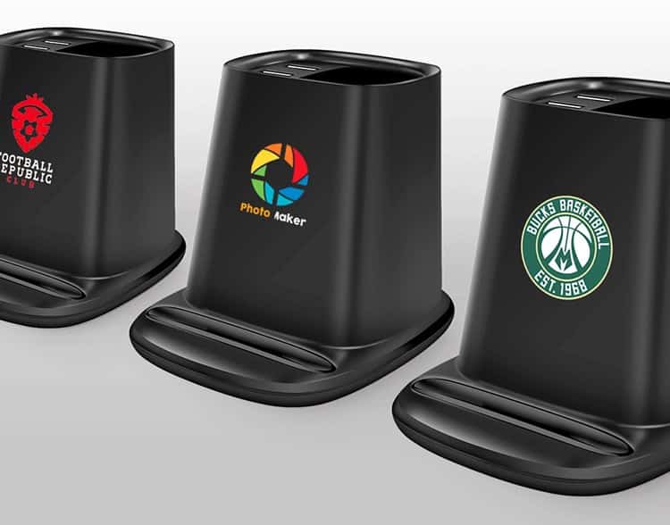 wirelesschargerwithpenholder black screenlogo