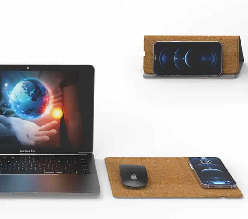 wirelesschargingmousepad cork open