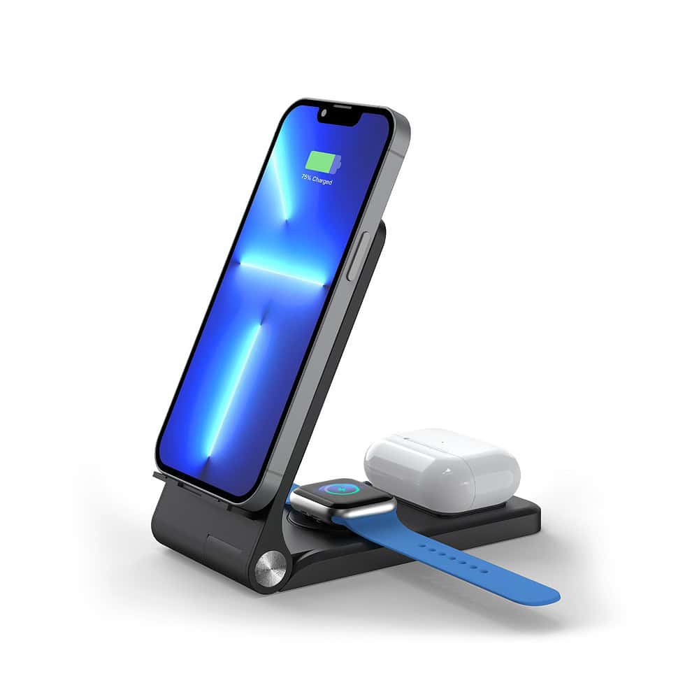 wirelesschargingstation black 3in1