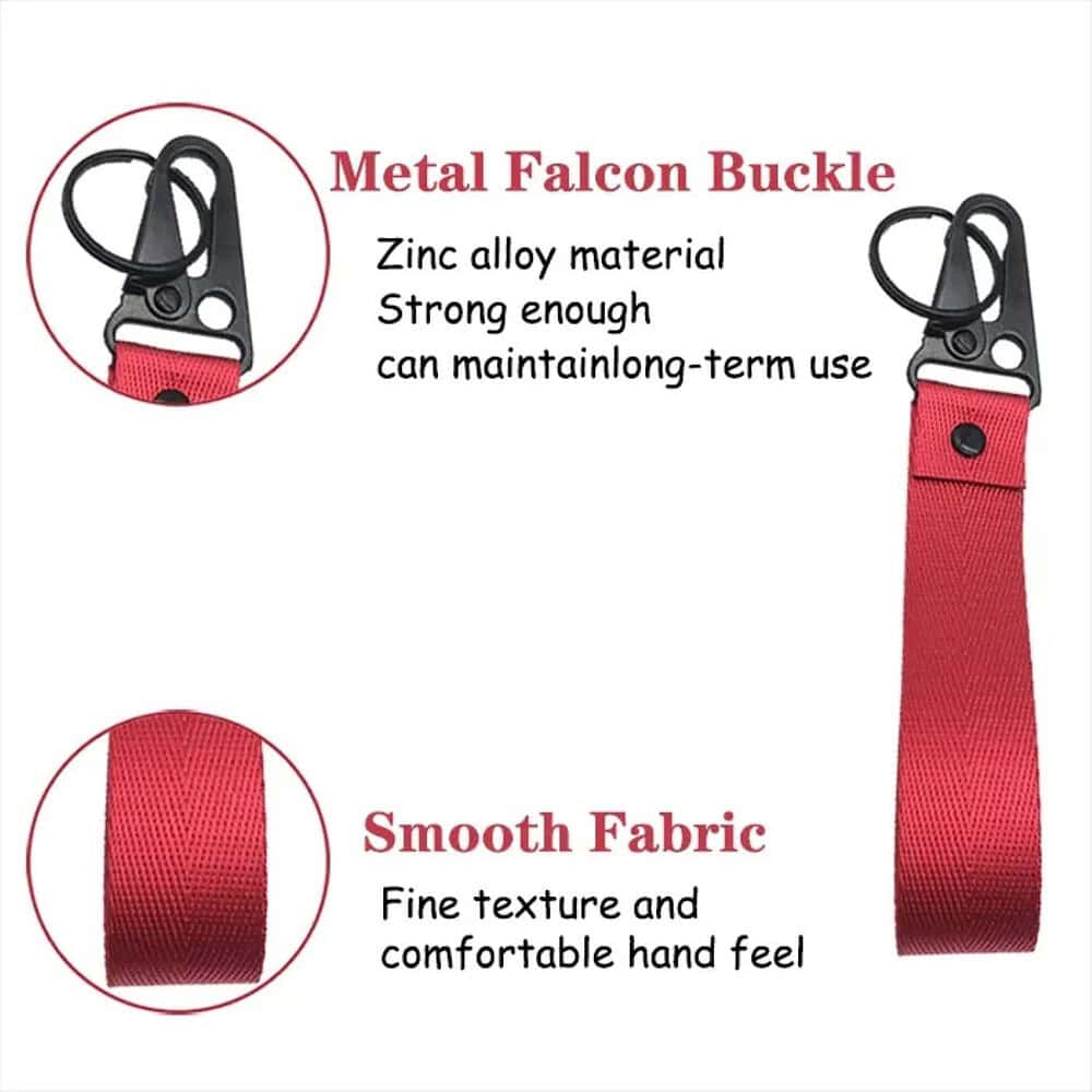fabrickeychain red material