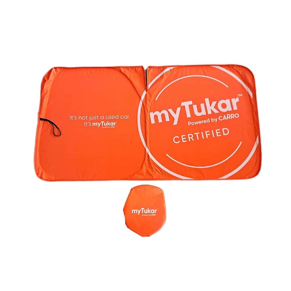 frontwindowcar sunshade orange front