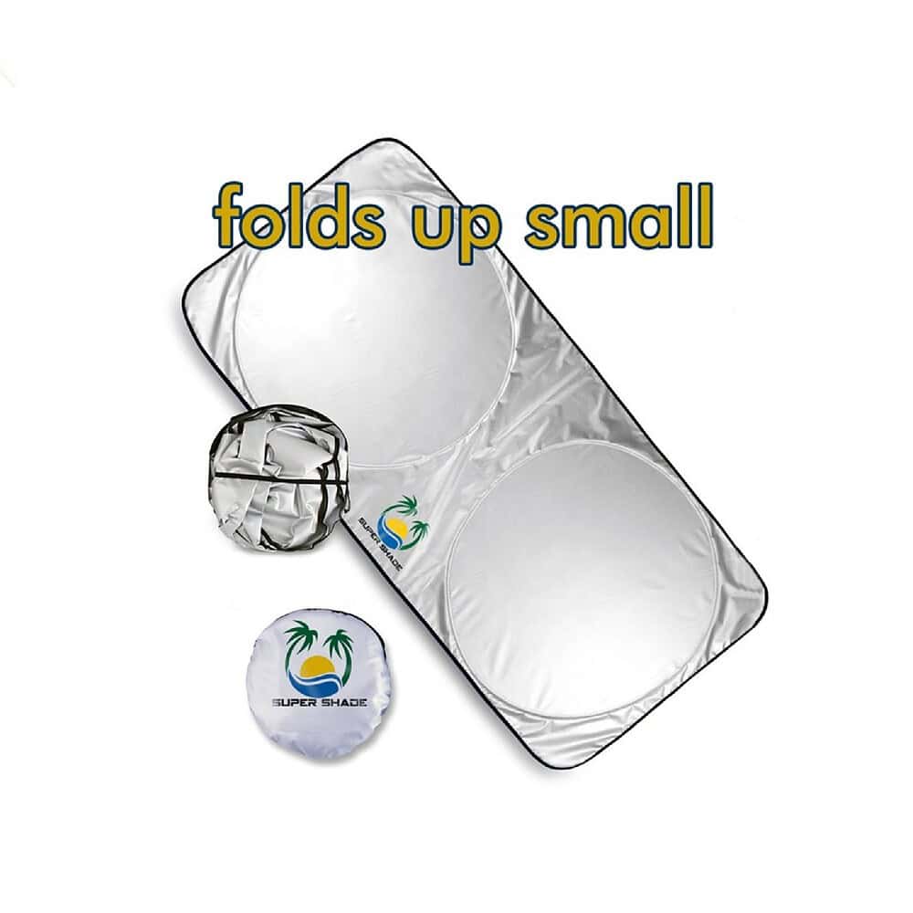 frontwindowcar sunshade silver folded