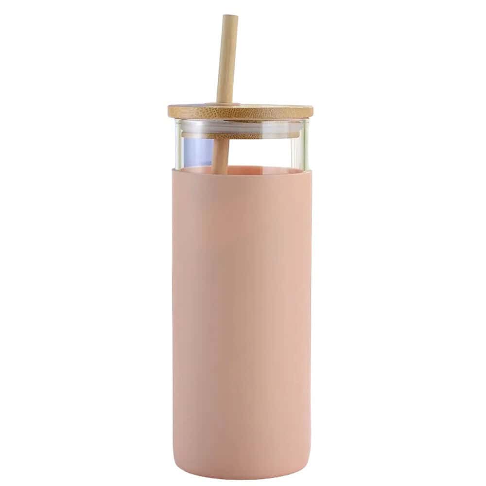glassbottle siliconesleeves beige front