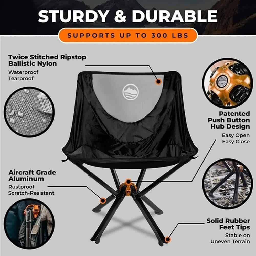 moonbeachchair black durable