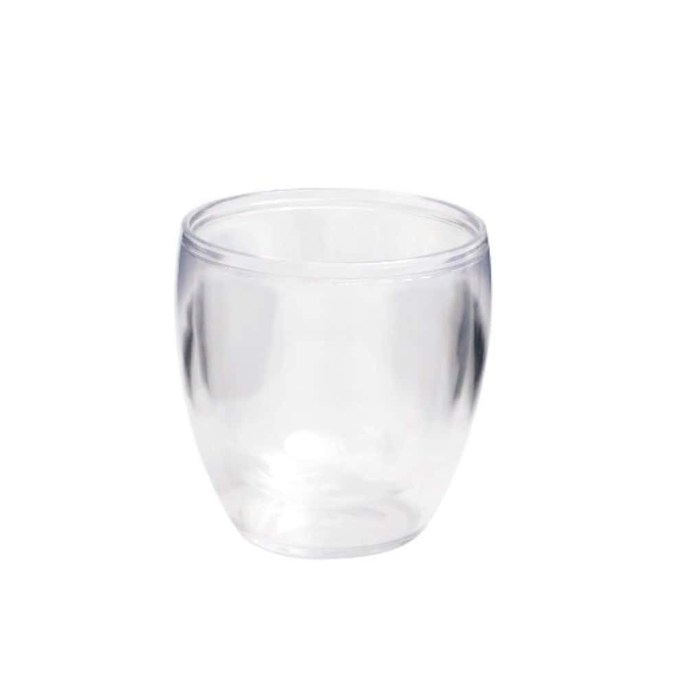 plasticmug doublewall transparent