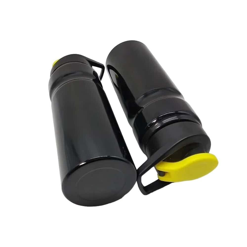 sportsbottle aluminum black bottom