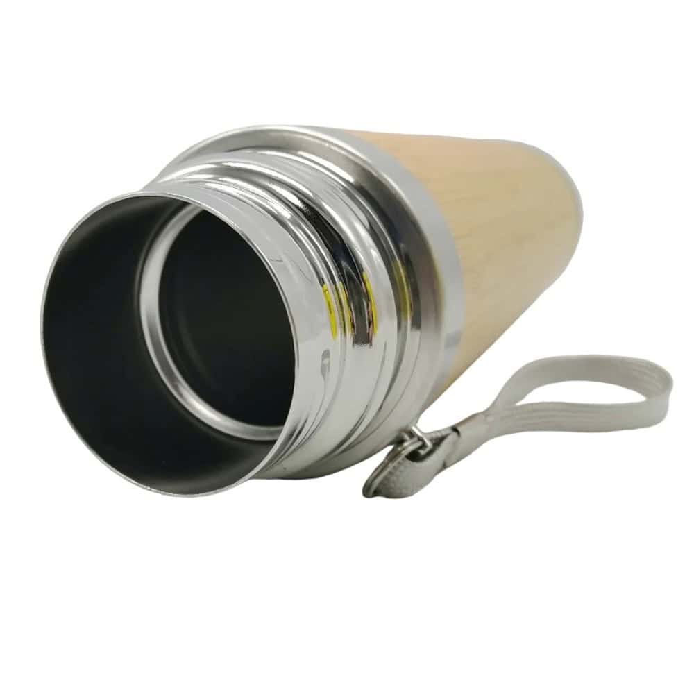 stainlesssteelflask bamboo lanyard