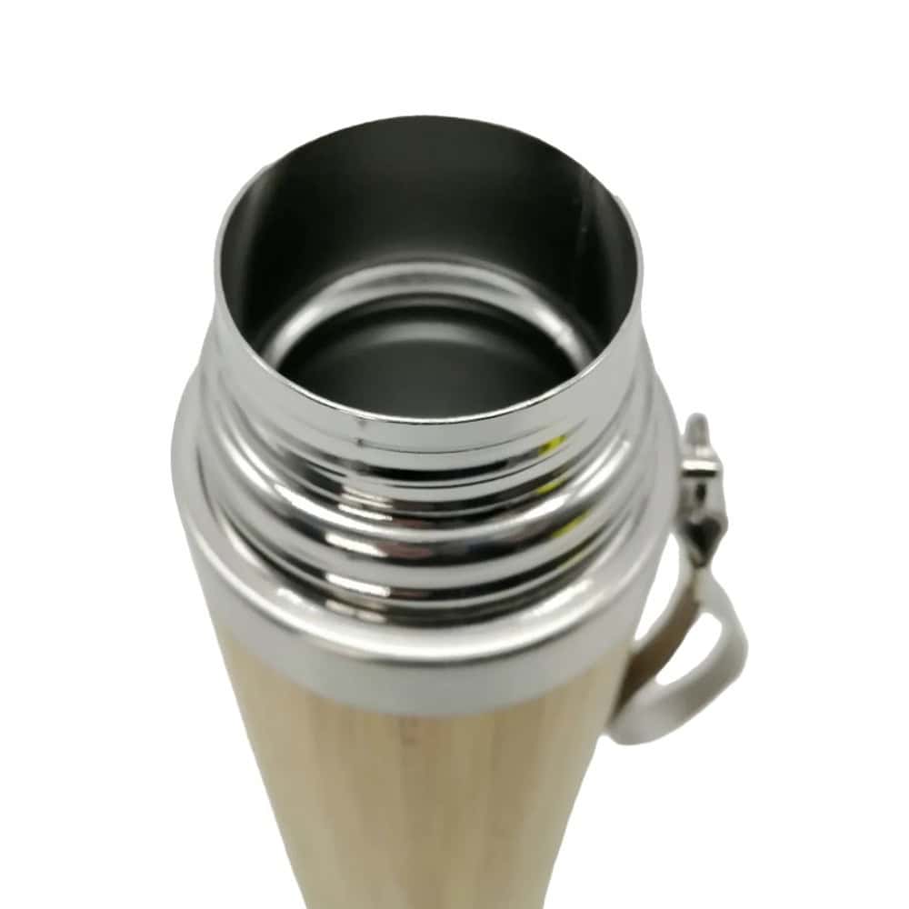 stainlesssteelflask bamboo top