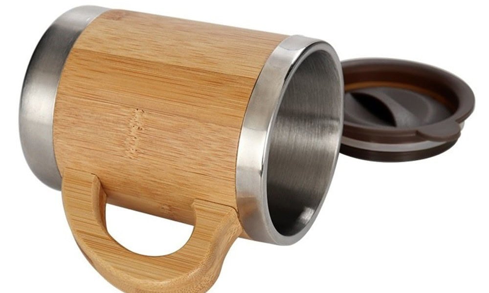 stainlesssteelmug bamboo handle 1