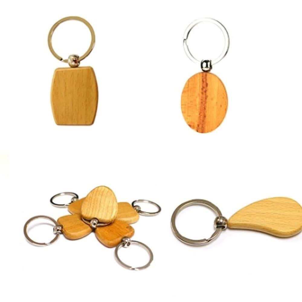 woodenkeychain engravedlogo standard