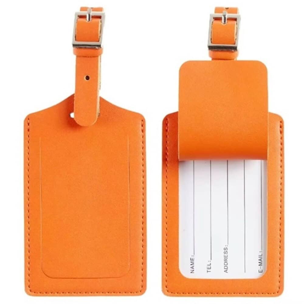 puluggagetag orange frontback