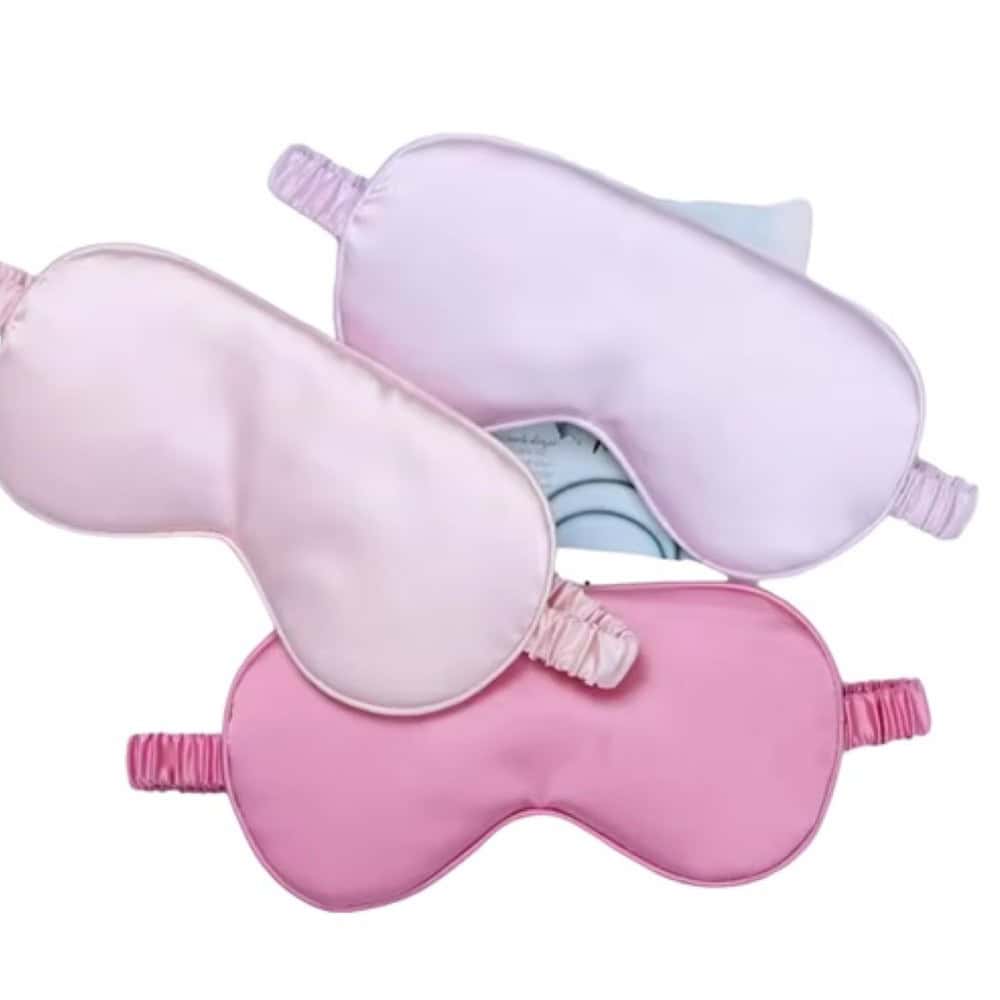 sleepingeyemask silk pinktones
