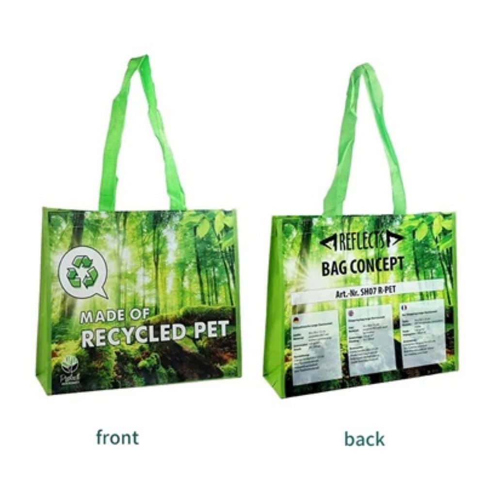 RPETshoppingbag green sides