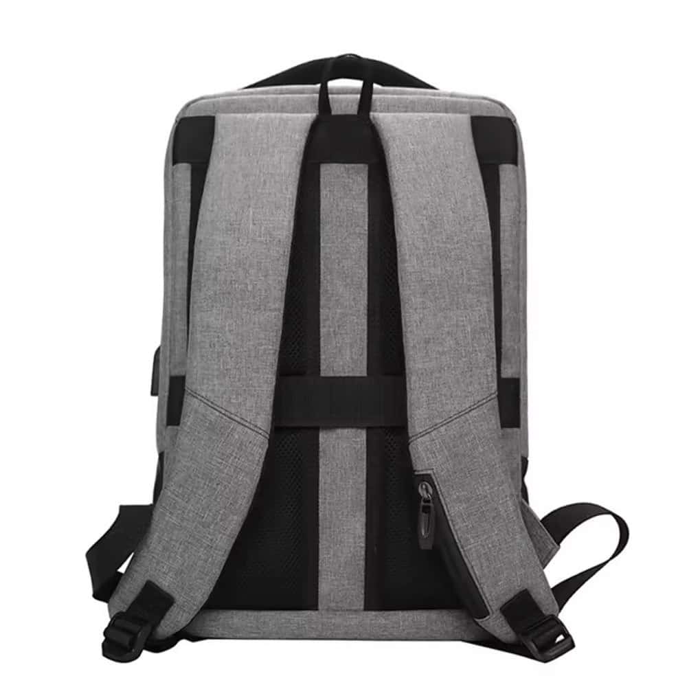 laptopbackpack grey back
