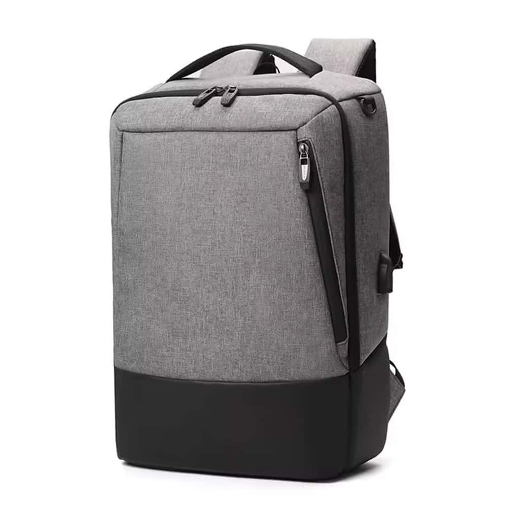 laptopbackpack grey front