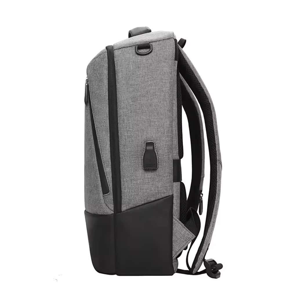 laptopbackpack grey side