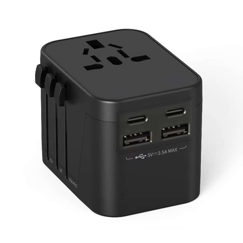 traveladapter black top