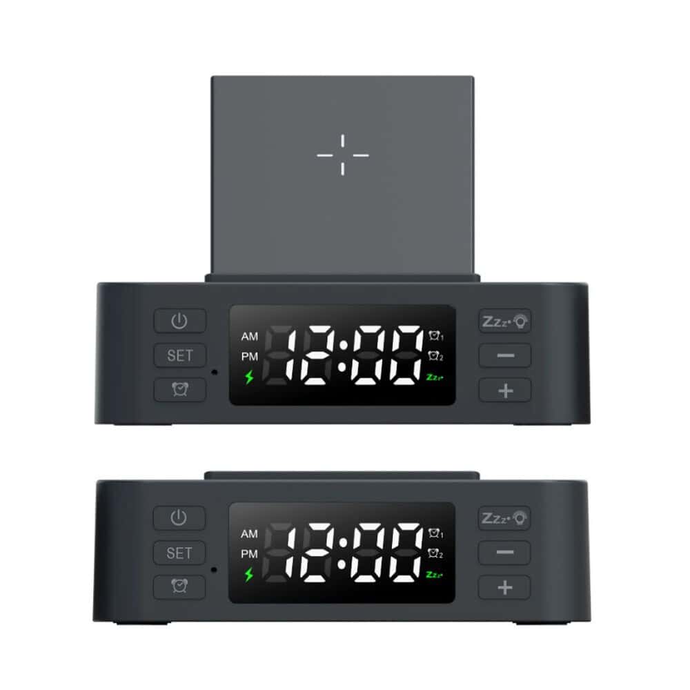 digitalclock wirelesscharger alarm