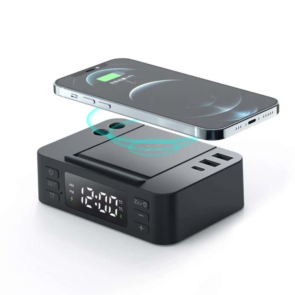 digitalclock wirelesscharger foldable